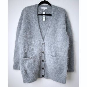 J.Crew Relaxed V Neck Sweater Brushed Yarn